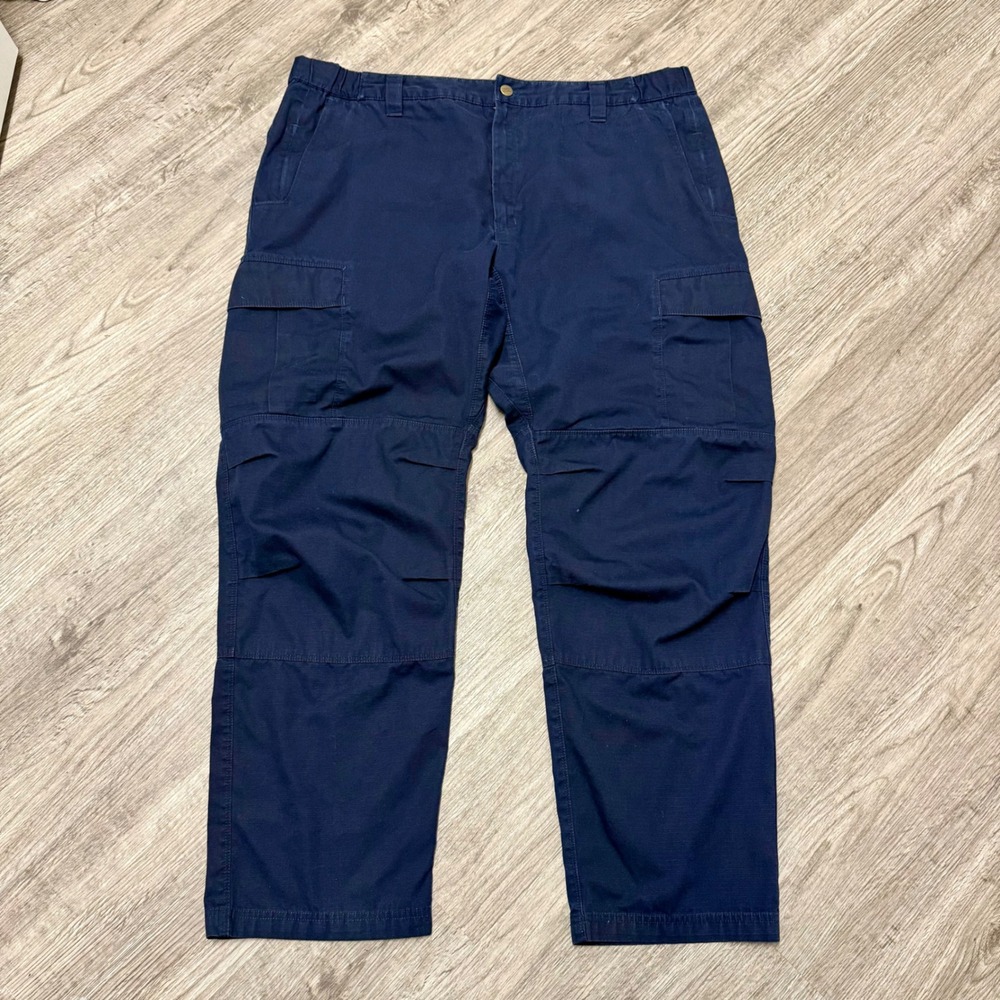 Vertx Phantom‎ OPS Tactical Cargo Pants Mens 42x32 Navy Blue Ripstop VTX8600